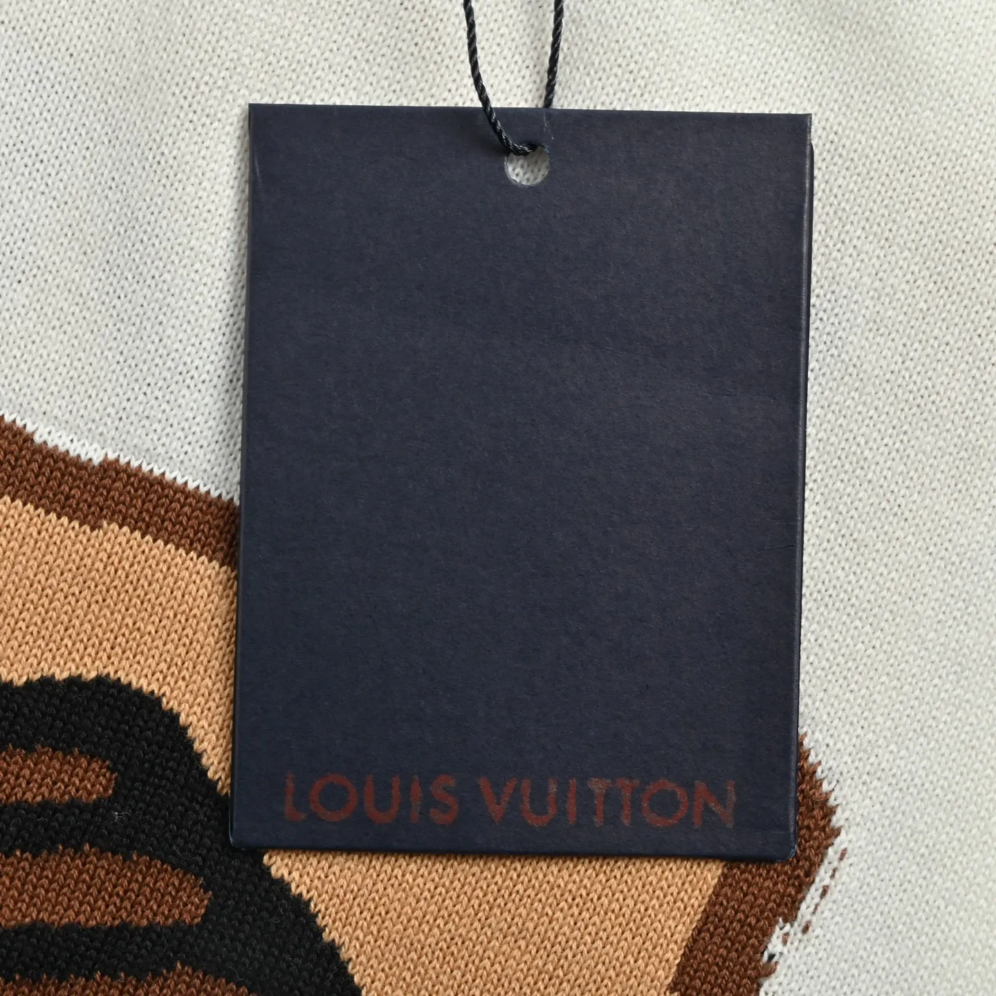 Louis Vuitton/Louis Vuitton 24ss Fei Dong treasure chest jacquard knitted short sleeves